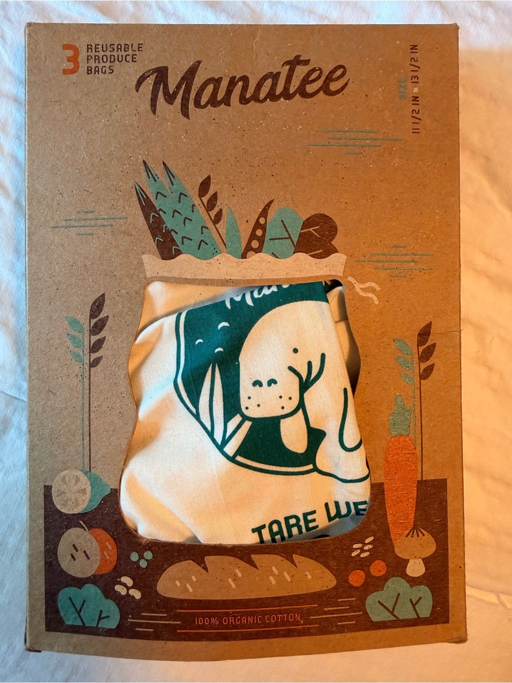 Organic Cotton produce bags